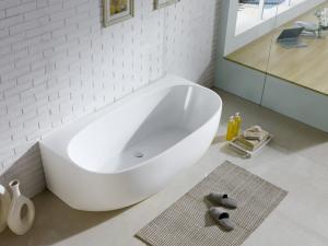 Quality 50 Inch 53 Inch  Free Standing Bathtub In Small Bathroom , Small Freestanding Corner Tub for sale