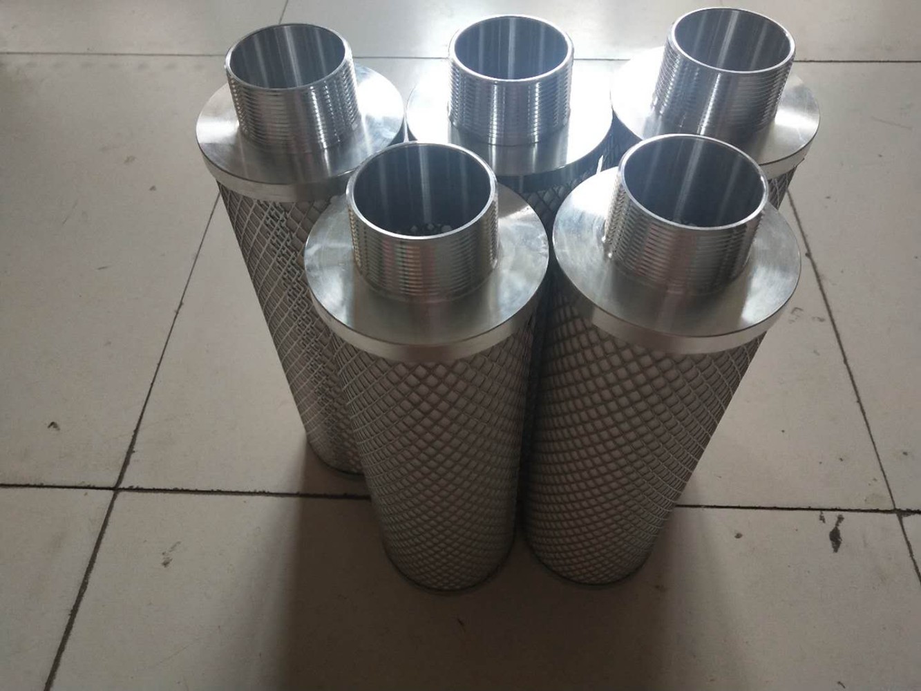 Quality 99.9% Vacuum Cleaner Polyester Dust Collector Cartridge Filter 215 Mm for sale