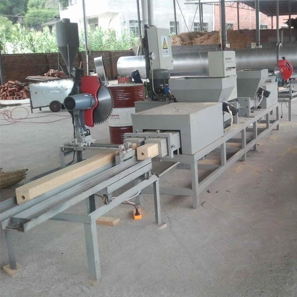 Quality Double Head Compressed European Sawdust Pallet Block Machine for sale