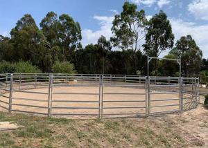 Quality 6 Bar Welded Utility Demountable 1.8m High Galvanized Cattle Panels for sale