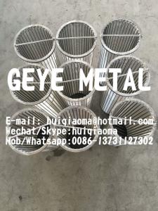 Quality Wedge Wire Strainer Baskets, Stainless Steel Vee-Wire Filter Baskets, Johnson Screen Baskets for sale