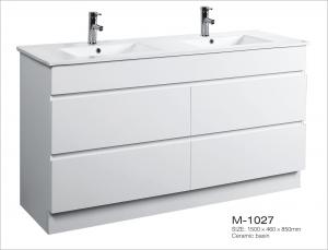 Quality Modern 59 Inch Pre Built Bathroom Vanities With Sink Included Super Size for sale