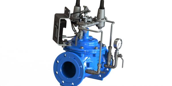Buy Pressure Management Water Control Valve Ductile Iron For Dual Outlet Setting Pressure at wholesale prices