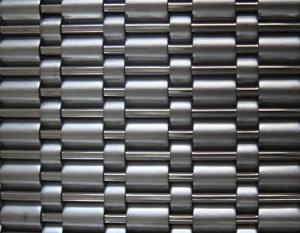 Quality Channel mesh decorative elevator wall cladding curtain screen in stainless steel for sale