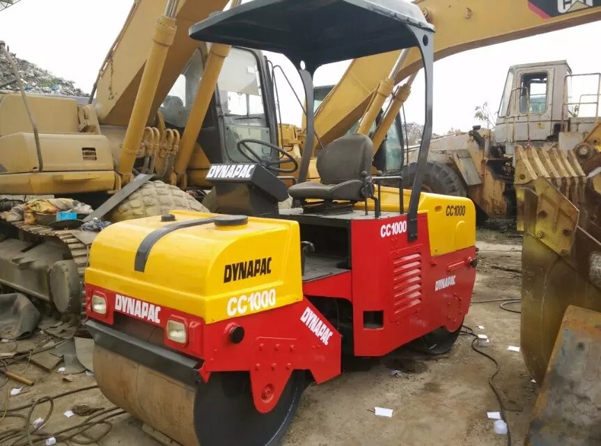 Quality Used Road Roller Dynapac CC1000 Douable Drum Roller With Cheap Price for sale