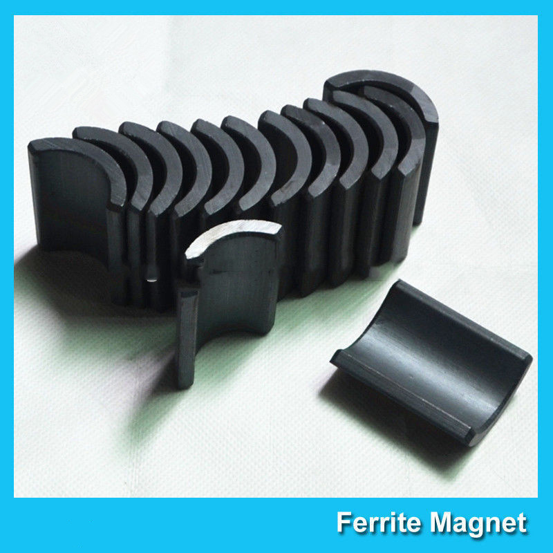 Buy Y30 Grade Ferite Arc Magnets For Motors Ferite Ceramic Motor Arc Magnets at wholesale prices