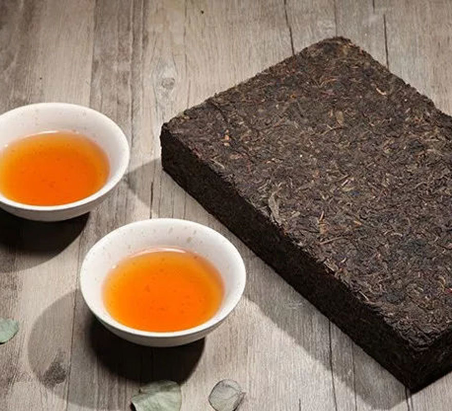 Quality High Grade Fuzhuan Brick Tea Reducing Fat 100% Nature Compressed Brick for sale