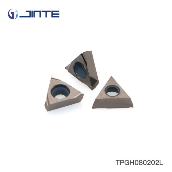 Buy TPGH080202L Trigon Boring Insert Cnc Carbide Cutters High Metal Removal Rates at wholesale prices