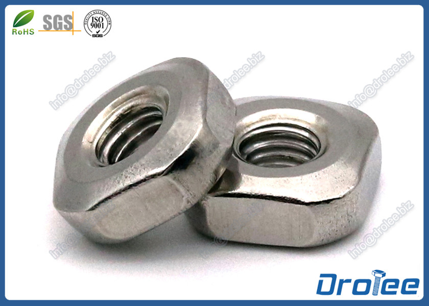 Quality 18-8/304/316 Stainless Steel Square Nuts for sale
