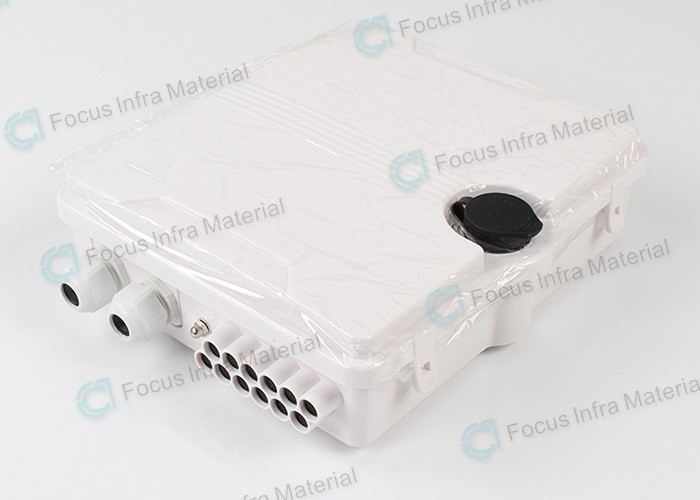 China 12 Port ABS Fiber Optic Termination Box FTTH Distribution Terminal Box on sale