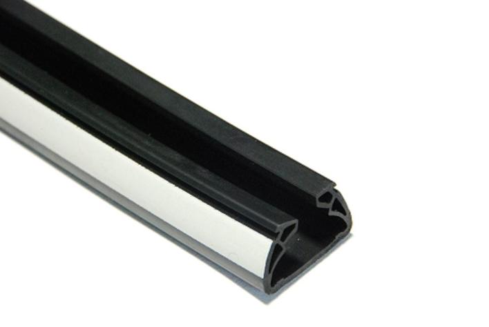 Quality EPDM Solid Rubber Aluminium Window Door Seals With White Strips for sale