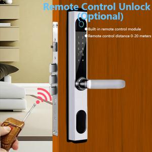 Quality Wifi Electronic Door Lock With Tuya App Control Remotely S876 Fingerprint Glass Door Lock for sale
