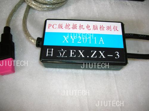Quality Dr.ZX Hitachi Excavator V2011 Diagnositc Cable(4pin and 6pin cont connectors) for sale