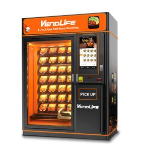 Buy cheap Automatic Hot Food Vending Machines , 1840mm Wide 4G Fresh Meal Vending Machine from wholesalers