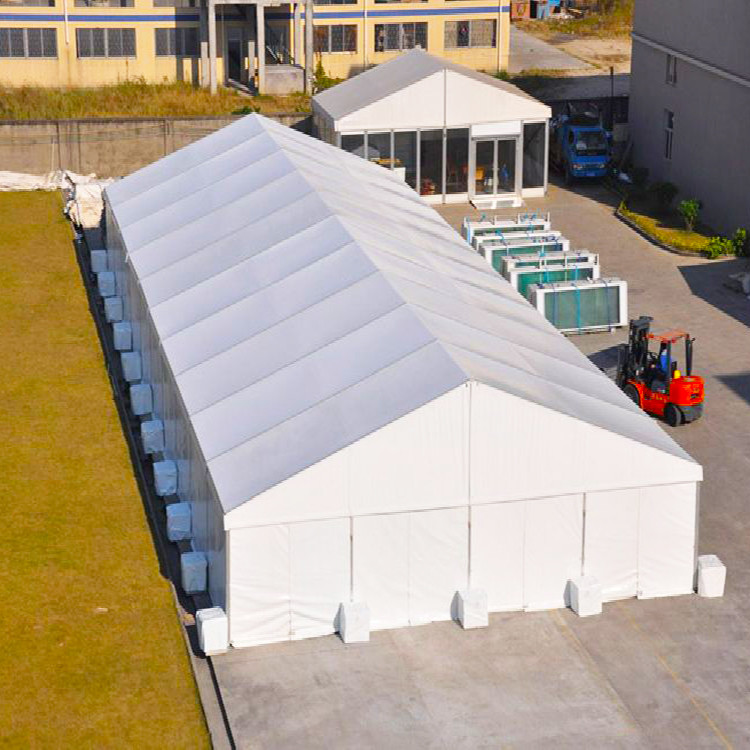Quality Aluminum Alloy 6061 T6 Garden Clear Top Marquee Tent For 500 1000 Seaters ABS Panel for sale