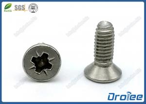 Quality Pozi Drive Flat Head Thread Forming Screws Trilobuar Thread Stainless 410/304-316 for sale
