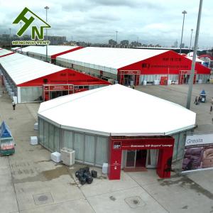 Quality Trade Show Conference Events Decagonal Tent Marquee Multi Side Glass Walls for sale