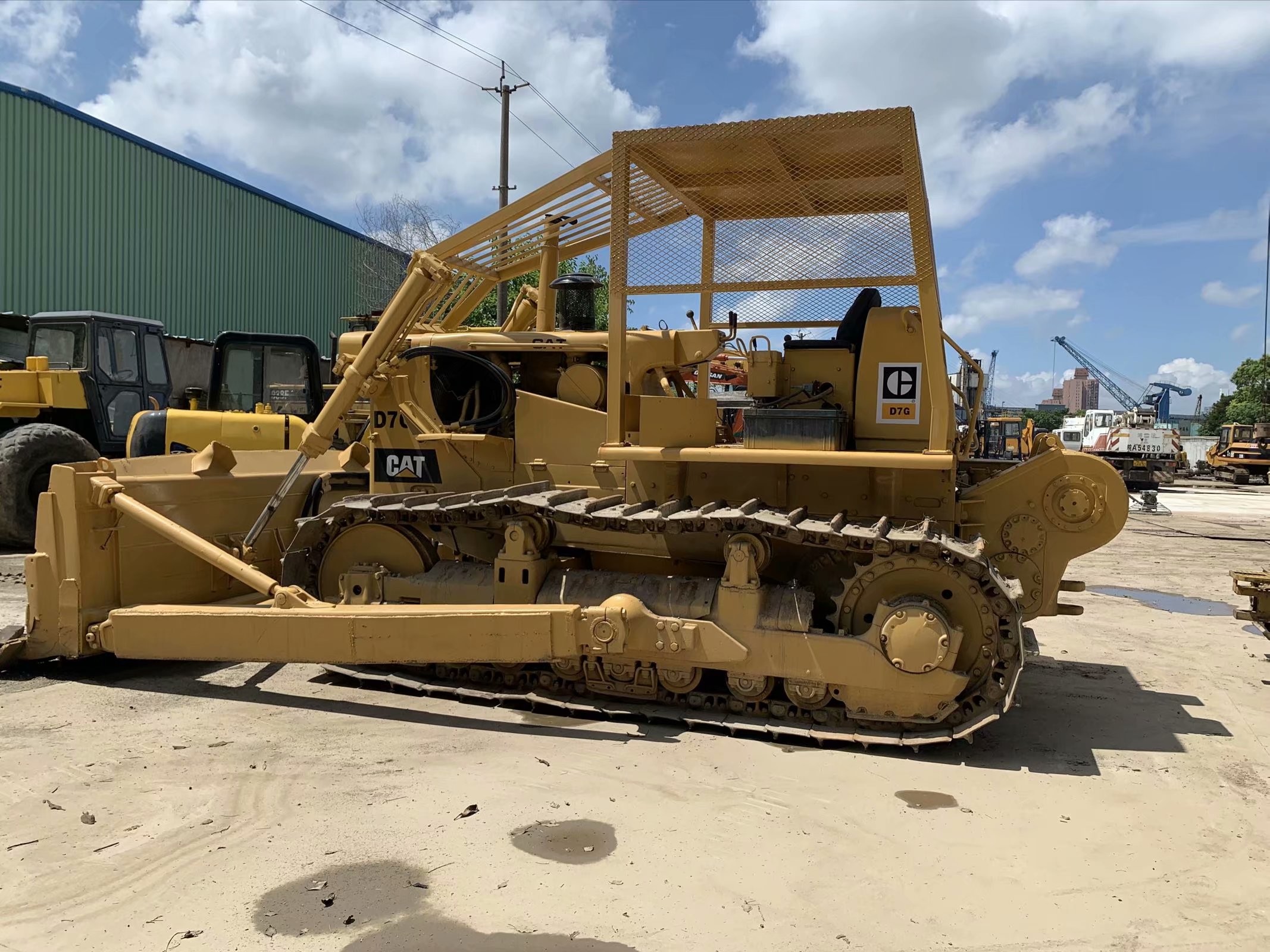 Quality Used CAT D7G Crawler Bulldozer With Winch For Sale/Used CAT Bulldozer In Good Condition for sale