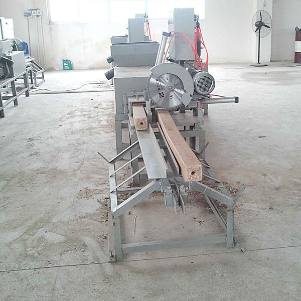 Quality Double Head Pressed Wood Sawdust Pallet Block Press Machine for sale