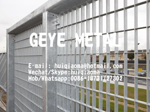 Quality Aluminium Bar Grating Perimeter Fences, Handrail Infill Panels, Security/Ventilation Screen for sale