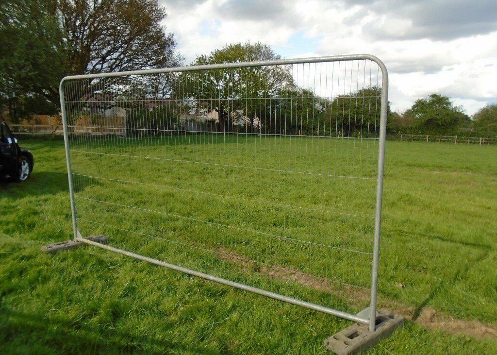 Quality 2000mm High Pre Galvanised Heras Mobile Fencing Square Top Heavy Duty for sale