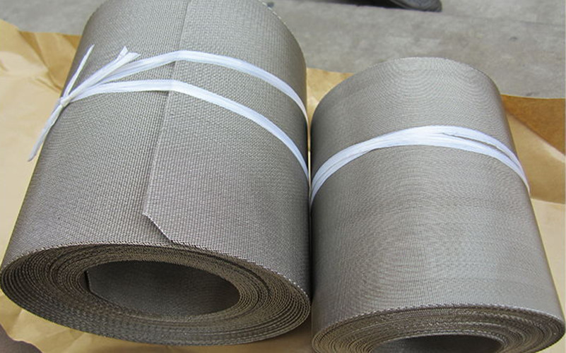 Quality stainless steel 304 reverse dutch weave filter wire mesh belts for Laminating machine for sale