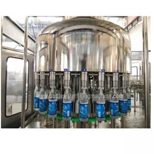 Quality PLC HMI Control Water Bottle Filling Machine For 250-2000ml Bottle Size for sale