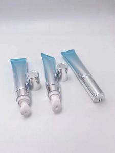 Quality 10ml 15ml 20ml empty airless cosmetic eye cream tube with pump double roller applicator for sale