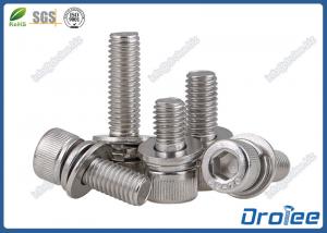 Quality A2 Stainless Steel DIN 912 Socket Cap SEMS Screw with Double Washers for sale