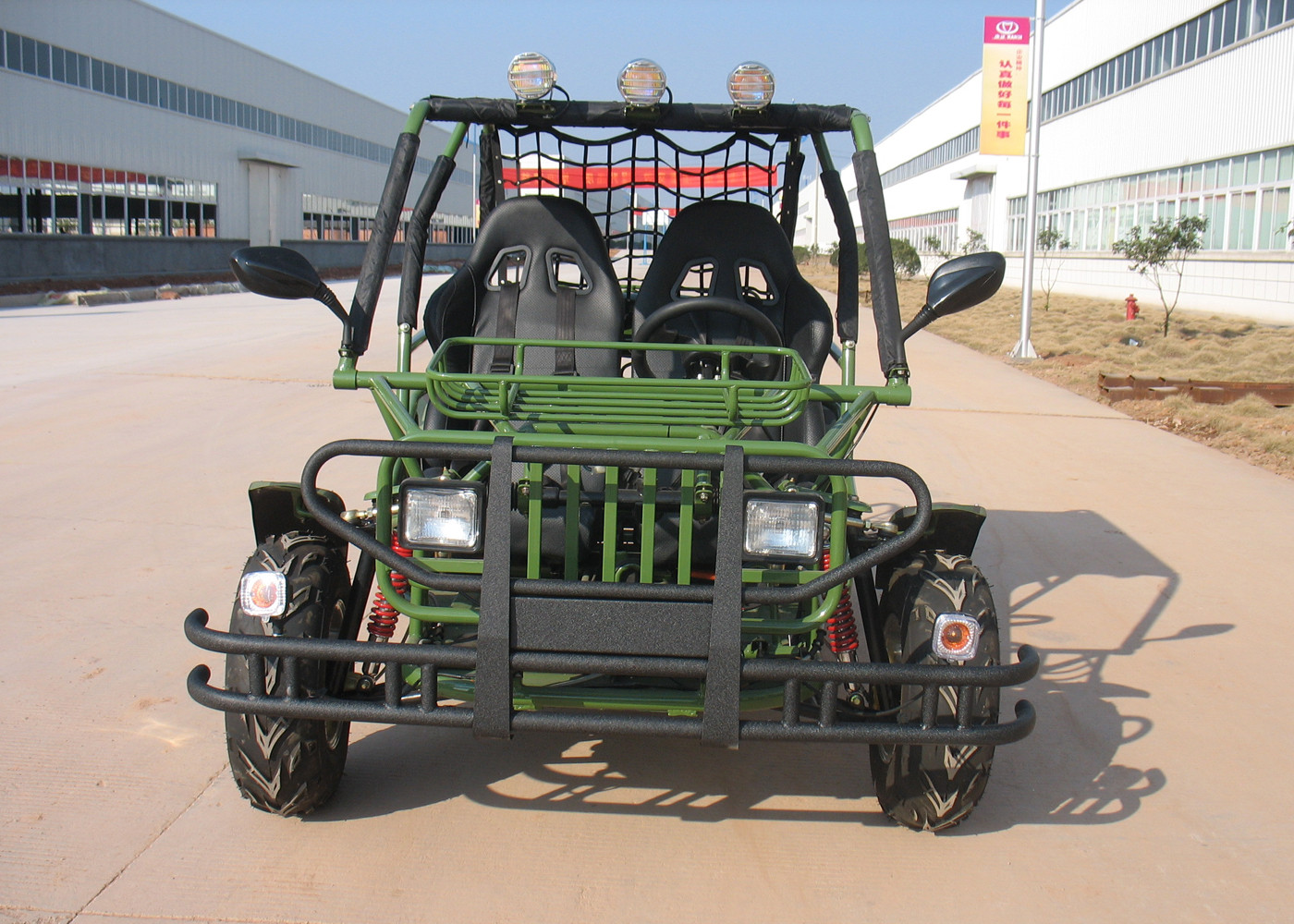 Quality 150CC Automatic Dune Buggy Kandi , Green Go Kart Hammer Style for sale