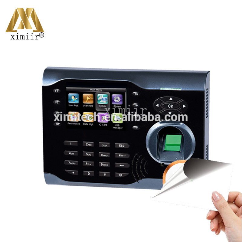 Quality Biometric Reads fingerprint employee time clock machine iclock360 fingerprint and IC card reader time attendance system for sale