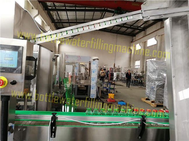 Quality Aluminum Cap Glass Bottle Juice Filling Equipment 3000b/h Capacity for sale