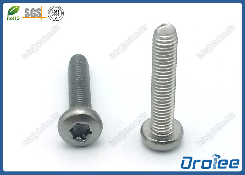 Quality DIN 7500 Taptite Trilobular Thread Forming Screws, Pan Head, Torx Drive for sale