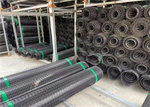 Quality Asphalt Coating Biaxial Plastic Geogrid For Civil Engineering Construction for sale