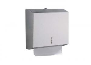 Quality Stainless Steel Wall Mounted Towel Dispenser Lockable For Office Building for sale