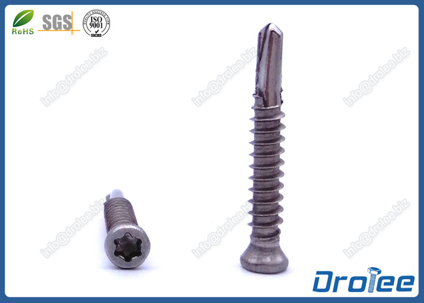 Quality 304 / 316 Stainless Steel Torx Trim Head Self Drilling Wood Screw for sale