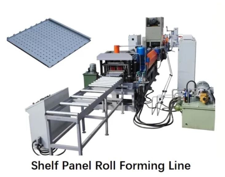 Buy cheap Hydraulic Cutter 36kw Shelf Panel Roll Forming Machine from wholesalers