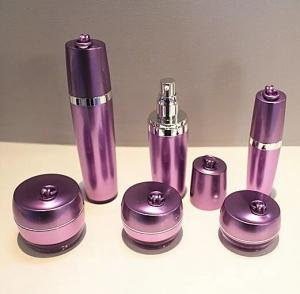 Quality 15ml 30ml 50mls new plastic cosmetic  bottle in  purple color for sale