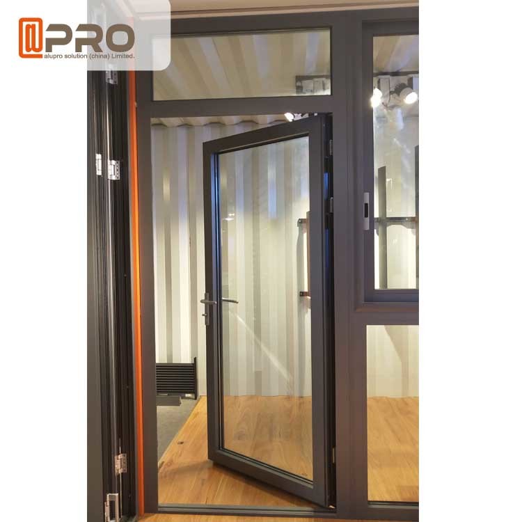 Quality Customized Design Aluminium Hinged Doors For Construction Buildings for sale