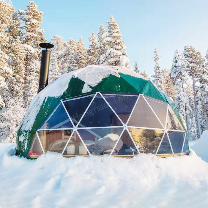 Quality Well Insulated Geodesic Camping Dome North Face Snow Resistant Tourism for sale