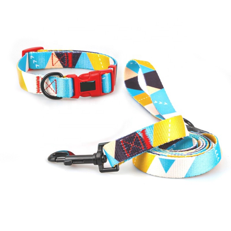 China Nylon Rope Pet Collars Leashes Personalized Skin Friendly Metal Clasp Dog Collar S M L on sale