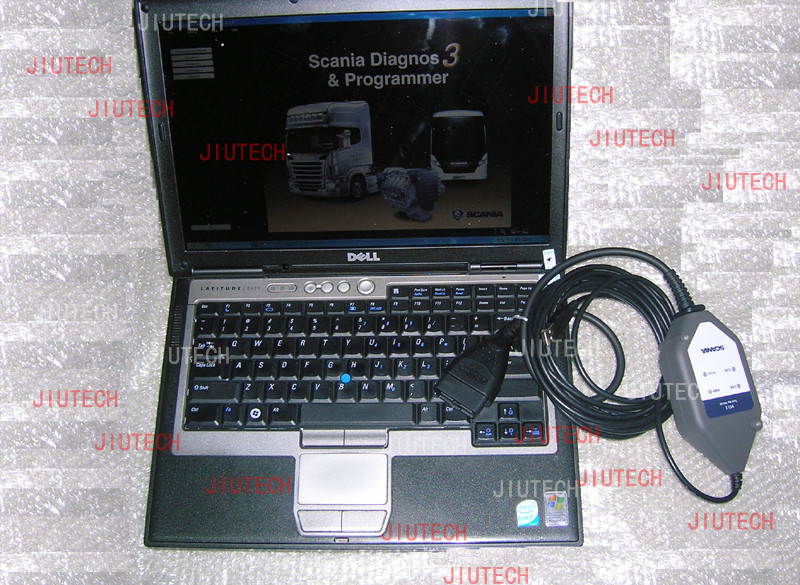 Quality D630 Loptop + Scania Vci2 + Scania Sops Scania Diagnos & Programmer for sale