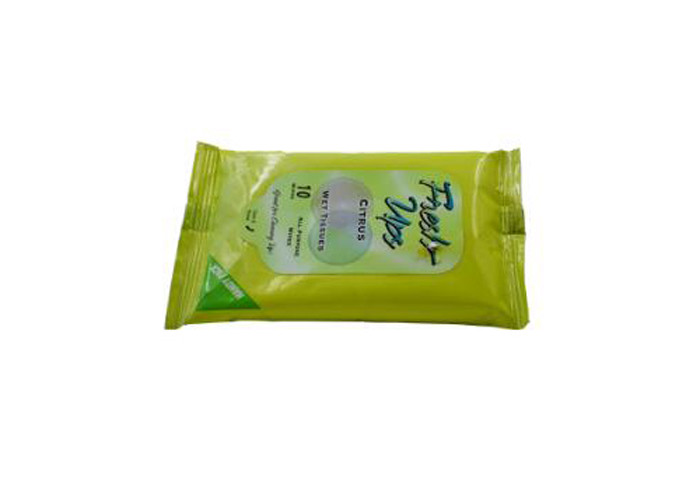 Quality OEM / ODM Alcohol Free Hand Sanitizing Wipes Tear - Resistant With Refreshing Scent for sale