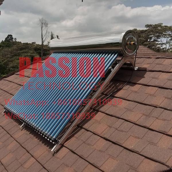 Buy 300L High Pressure Solar Water Heater 200L SS304 Heat Pipe Solar Collector at wholesale prices
