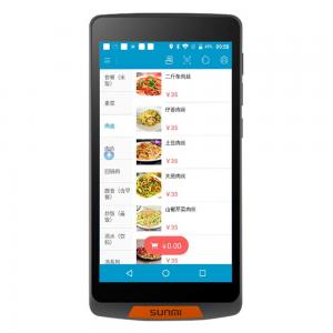 Quality WIFI Android PDA Smartphone Sunmi M2 Restaurant Food Ordering Device for sale
