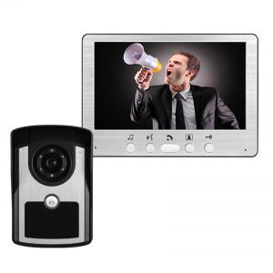 Quality Wired 7” LCD Night Vision Color Video Door Phone Intercom IR One w/ One Doorbell with Unlock Function for sale