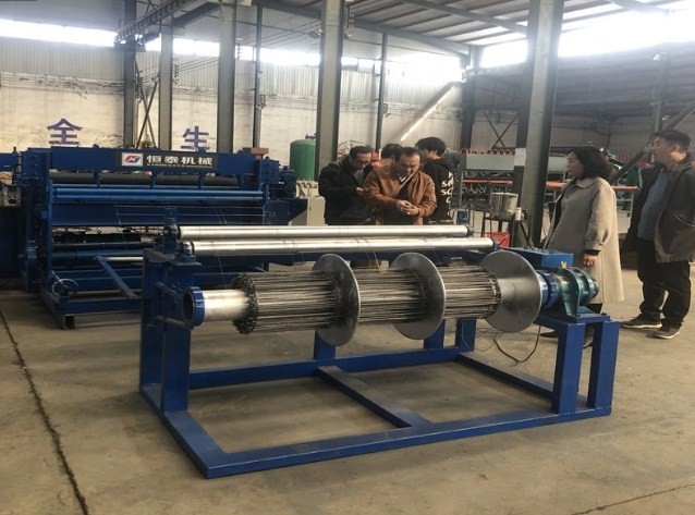Quality 6roller together making Brick Force Welded Wire Mesh Machine/Mesh Making Machine for sale