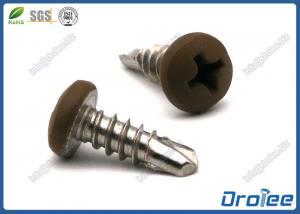 Quality 304/316/410 Stainless Steel Painted Head Self Drilling Screw, Phiips Pan Head for sale