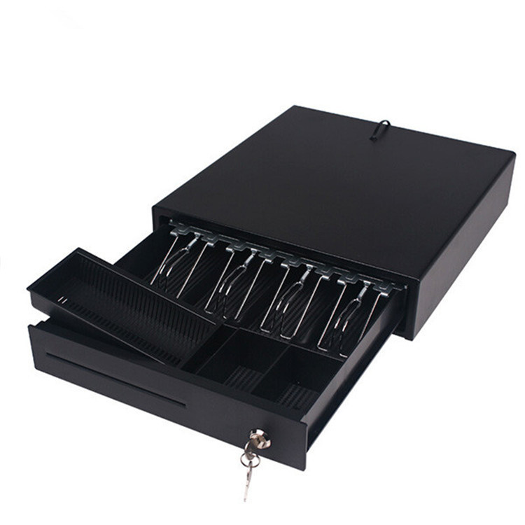 Quality Heavy Duty POS Cash Drawer Metal Lockable Electronic Payment For Supermarket for sale