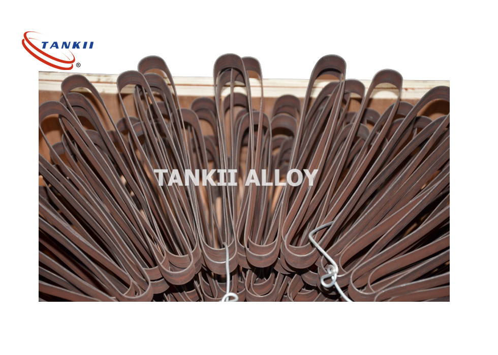 Quality Black Surface FeCrAl Alloy High Resistance Furnace Wire Ribbon Shape for sale